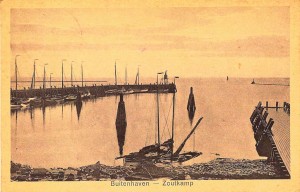 De buitenhaven van Zoutkamp 1928